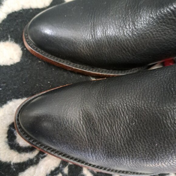 Women Tecovas Boots Leather Black Size 7.5 B \